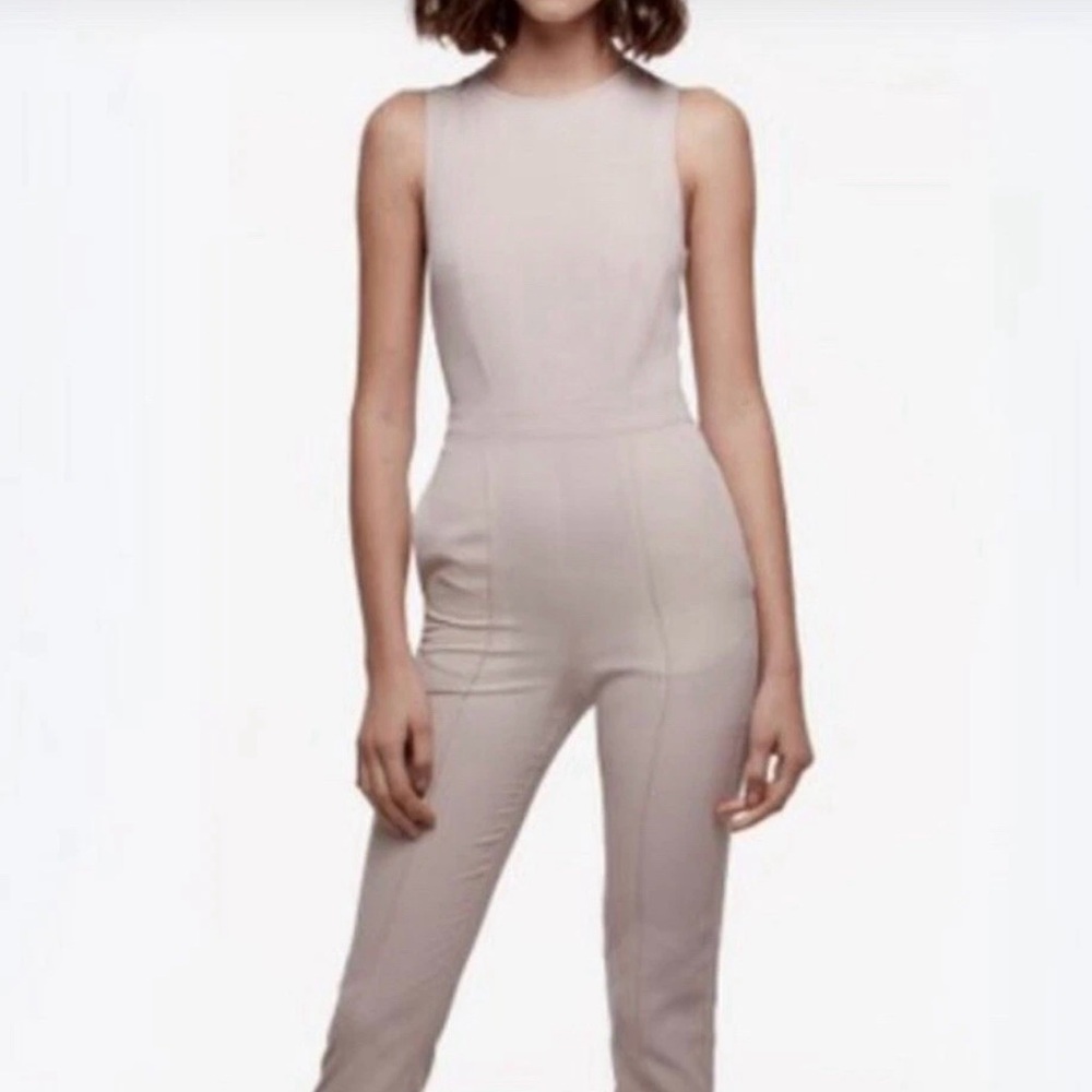 daya by Zendaya bisque Sleeveless Jumpsuit